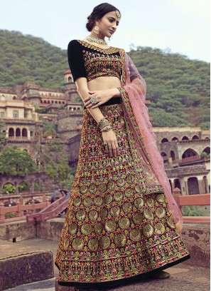 Dark Green Designer Bridal Lehenga Choli Online Shopping India USA UK –  Sunasa