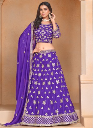 Vibrant Organza Festival Lehenga Choli