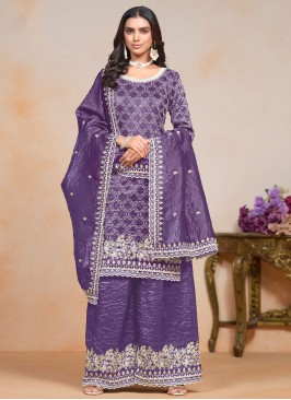 Violet Crush Festival Salwar Kameez