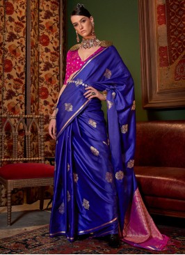 Violet Weaving Classic Saree