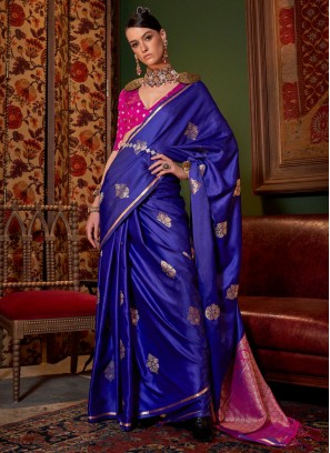 Violet Weaving Classic Saree