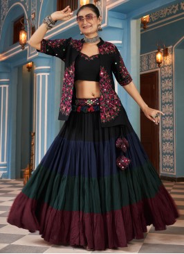 Viscose Multi Colour Readymade Lehenga Choli