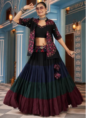 Viscose Multi Colour Readymade Lehenga Choli