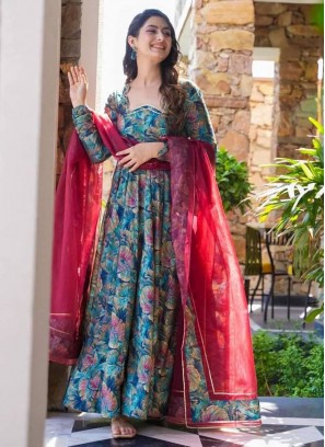 Whimsical Muslin Trendy Salwar Kameez