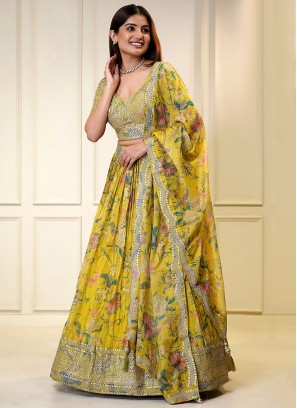 Yellow Color Readymade Lehenga Choli