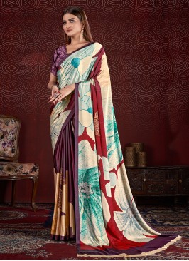 Zesty Digital Print Festival Classic Saree